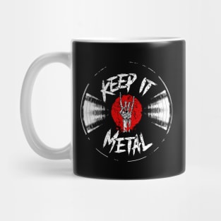 Keep it Metal-Vinyl Record-Hand Horns Mug